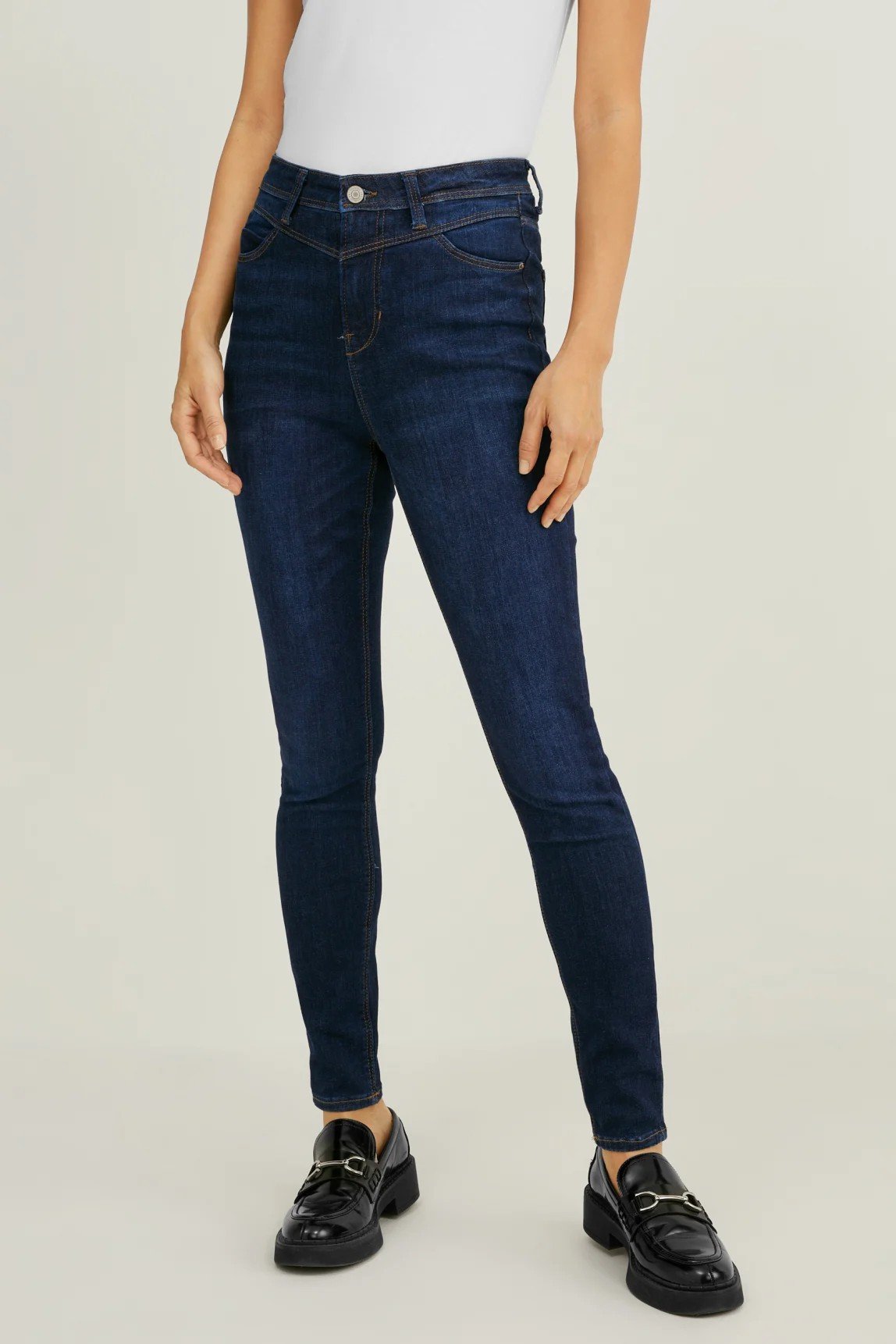 C\u0026A Vaqueros slim fit - denim dark blue/azul marino - Zalando.es