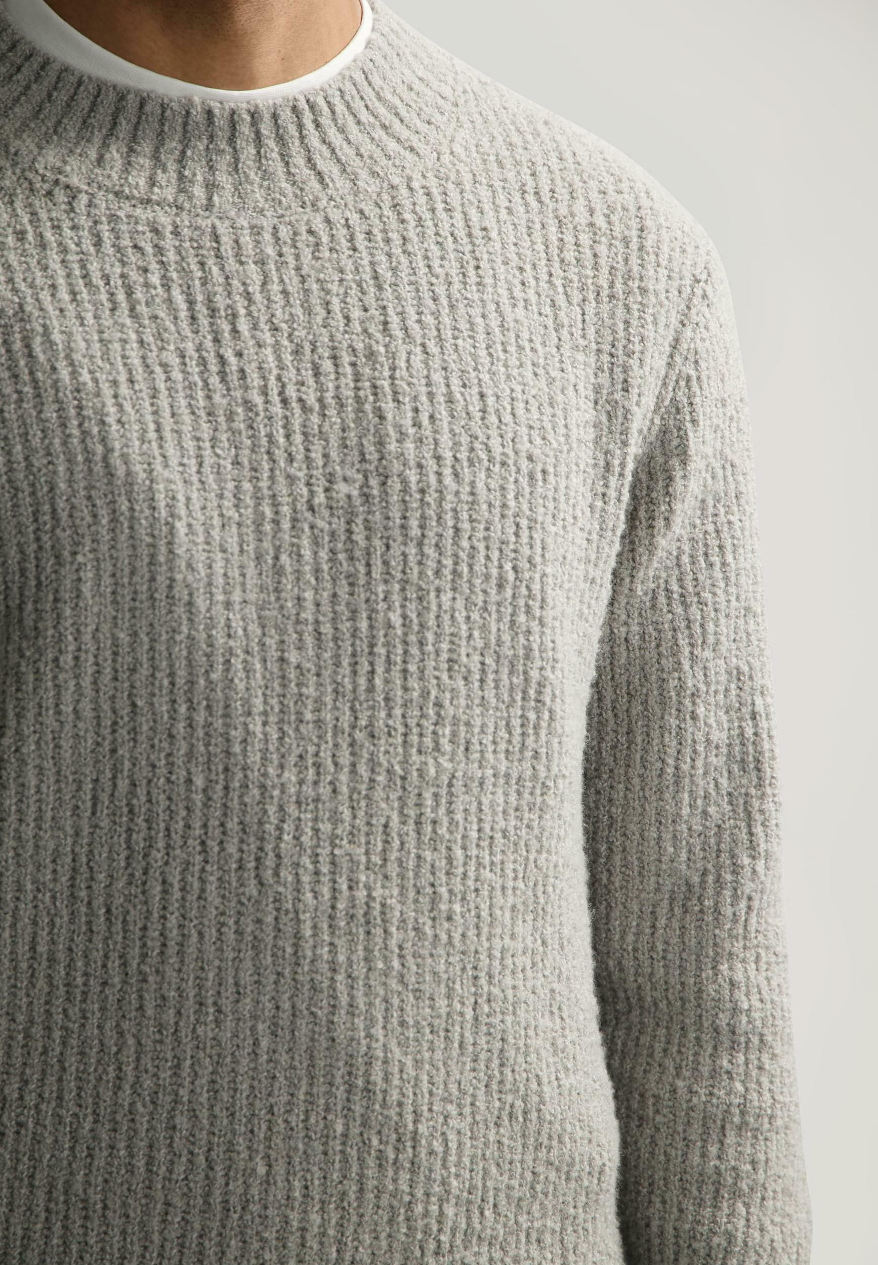 Dstrezzed QUINT MOCK NECK - Jumper - ghost grey/grey - Zalando