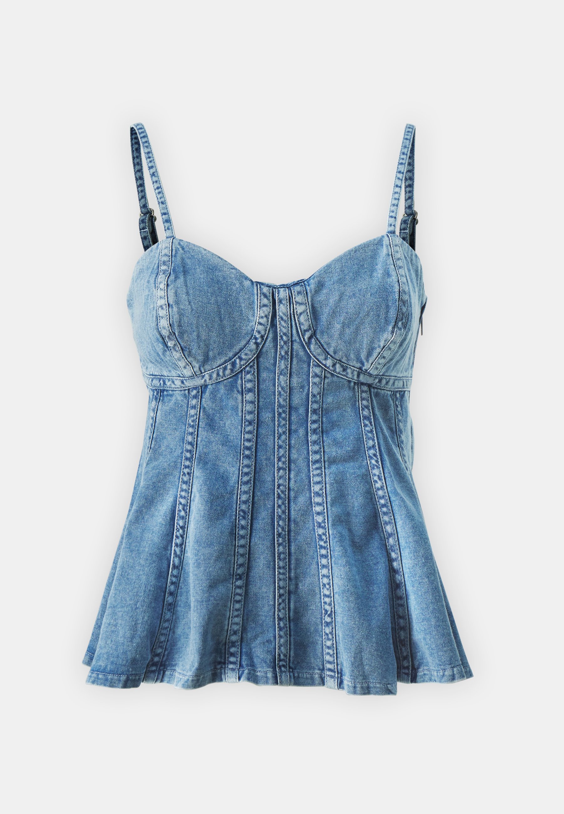 guess peplum