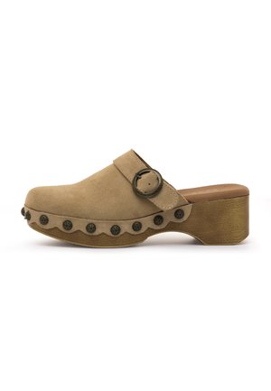 mtng, ZUECOS PARA MUJER - Sabots - beige claro
