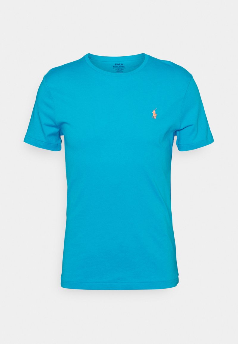 Polo Ralph Lauren CUSTOM SLIM FIT JERSEY CREWNECK T-SHIRT - T-shirt básica - cove blue