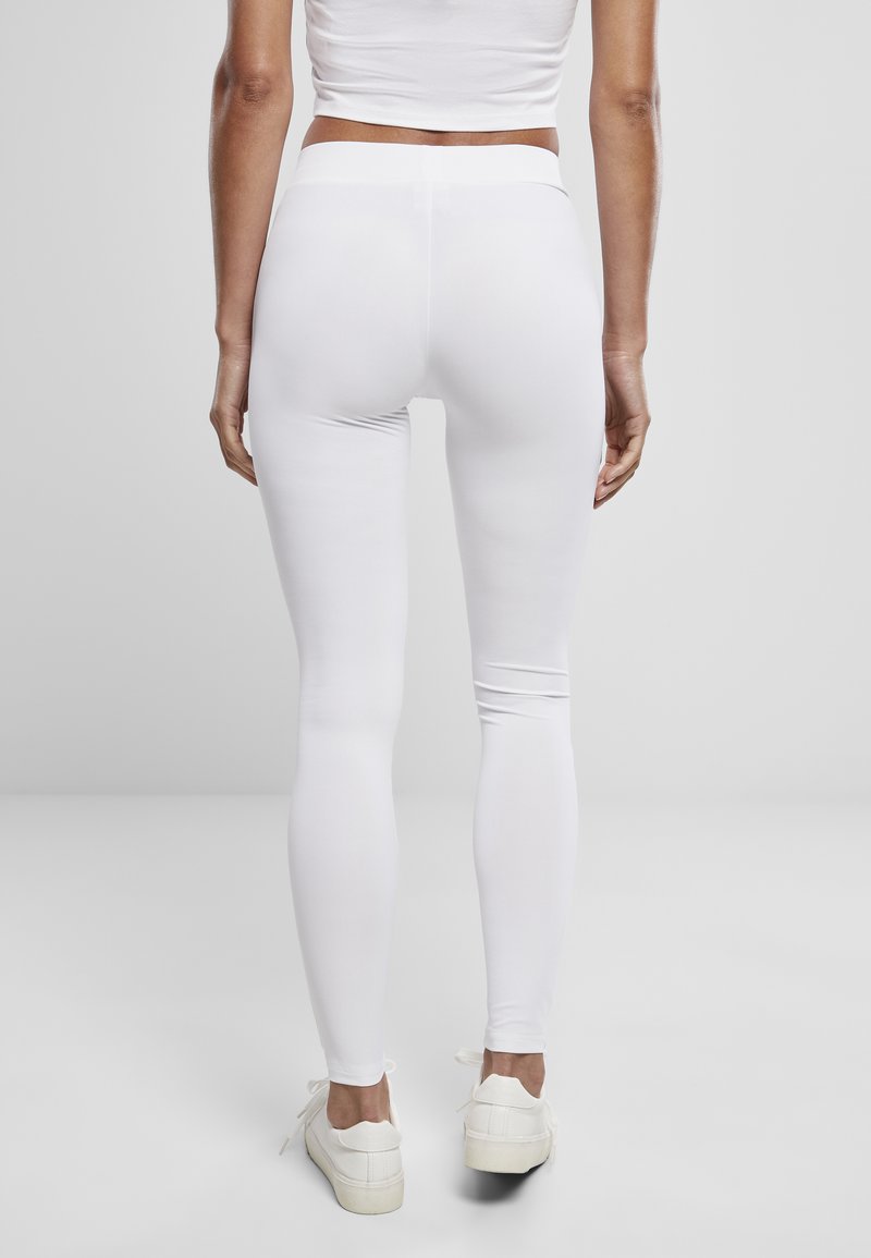 M.M.C. Leggings Premaman Donna | Bianco Taglia M | Cotone Morbido Con Fascia Elastica