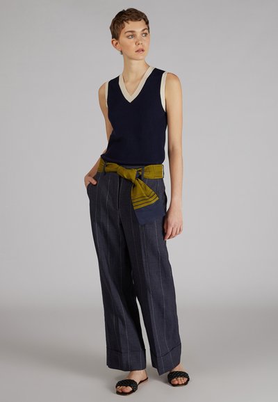 Slowear ZANONE - Débardeur - blue silver