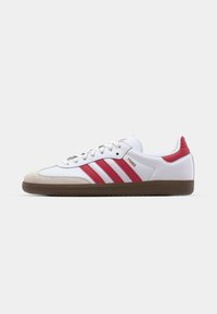 adidas Originals LIVERPOOL FC SAMBA LICENSED UNISEX - Chaussures de football en salle - footwear white/strawberry red