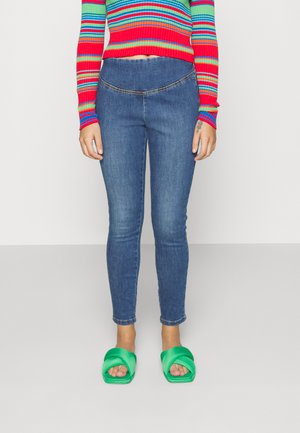 ONLY Petite ONLWAUW PUSH UP  - Blugi skinny fit - blue denim