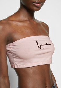 Karl Kani SMALL SIGNATURE BANDEAU - Tops - rose