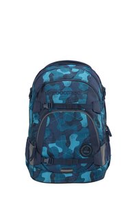 coocazoo SET CLOUDY CAMOU 3-TEILIG - Schulranzen Set - blau