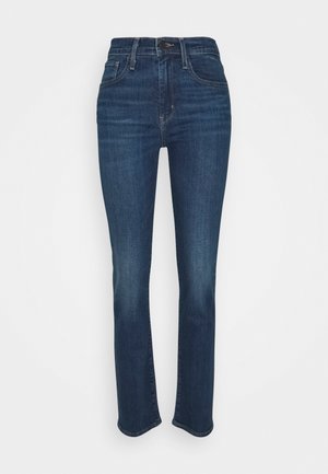 HIGH RISE - Kavbojke slim fit - blue denim