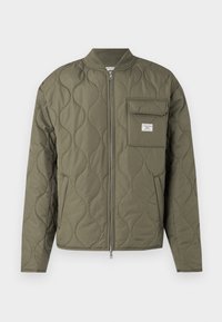 QUILTED PUFFER JACKET - Lengva striukė - olive light green