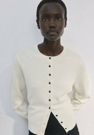 Chaqueta de punto - ecru