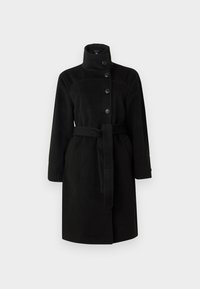VMAMANDA HIGH NECK BELTED COAT  - Κλασικό παλτό - black