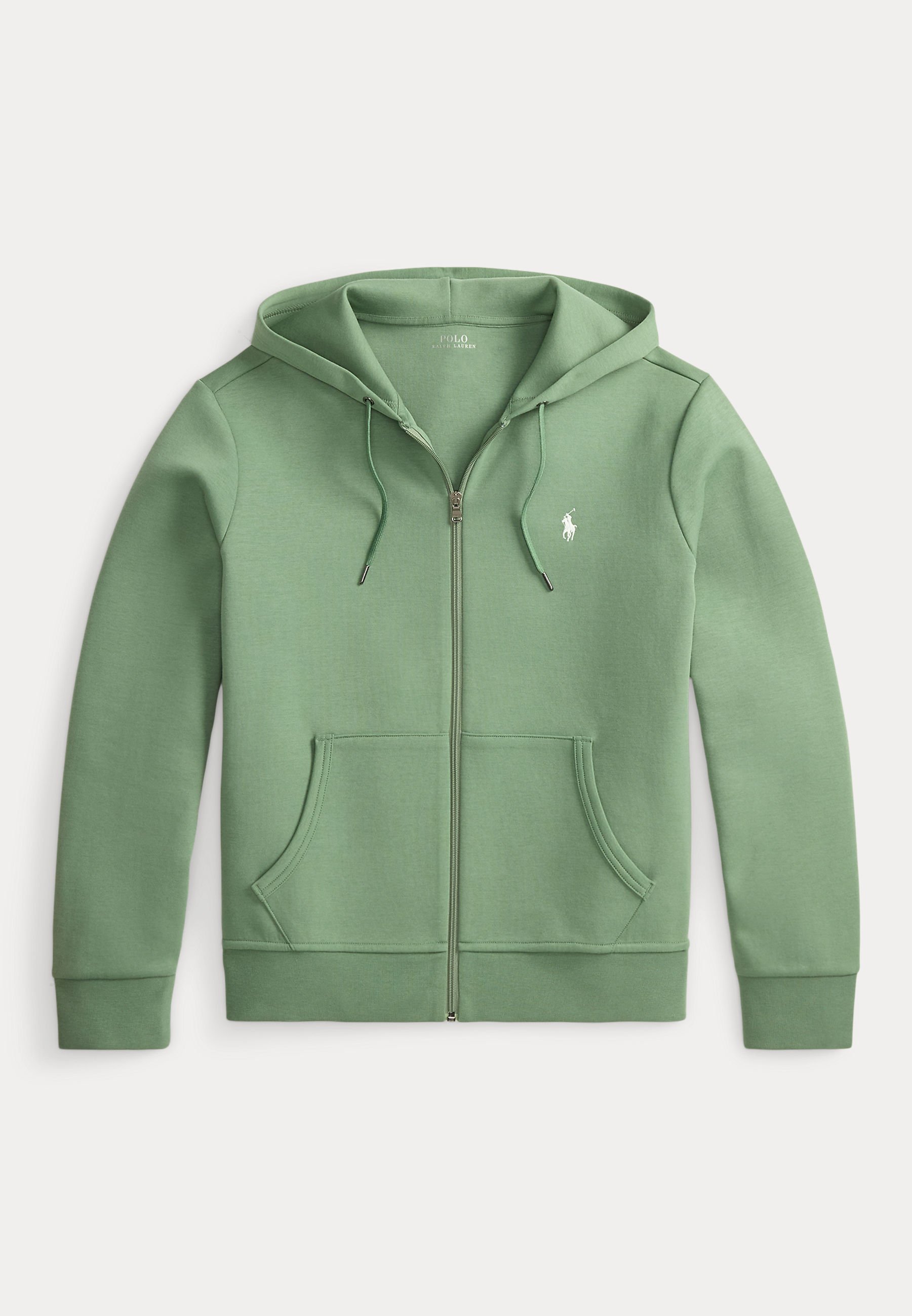 second layer ニットポロ Polo Ralph Lauren DOUBLE KNIT FULL ZIP HOODIE - Bluză de molton cu