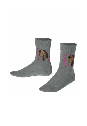 FALKE HORSE - Sokken - light greymel