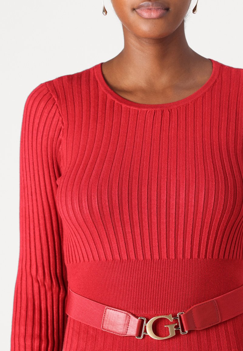 Guess PLEATED - Jumper dress - siren red/light red - Zalando.ie