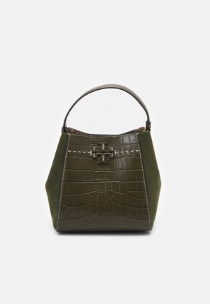 GRAW EMBOSSED SMALL BUCKET BAG - Borsa a mano - new olive