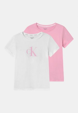 2 PACK - Maglia del pigiama - romantic pink/white