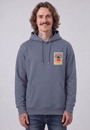 watapparel, TAROT THE CHOCOLATE UNISEX - Kapuzenpullover - blue grey