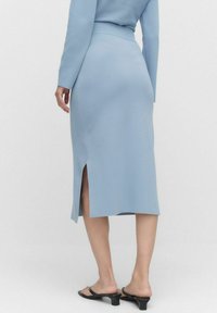 STOCKH LM HANNE KNITTED - A-linjekjol - blue