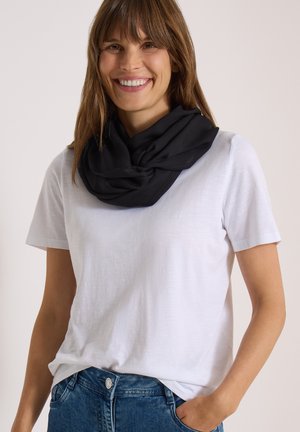 Cecil, LOOP-SCHAL IN UNIFARBE - Écharpe tube - black