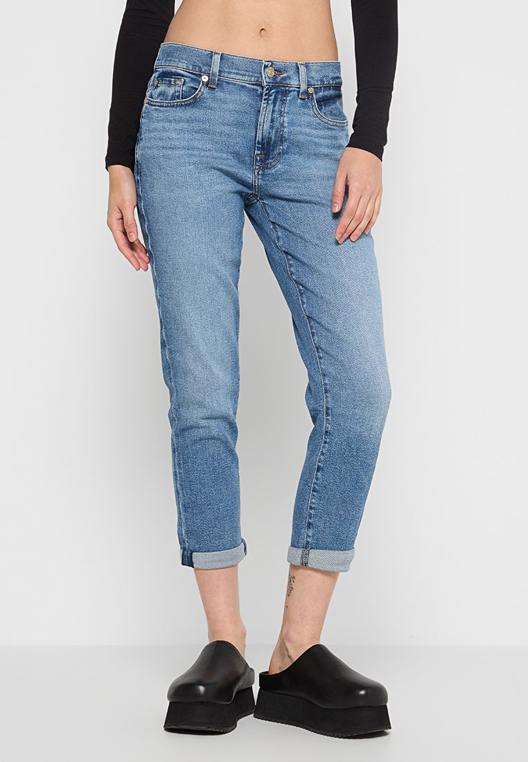 7 For All Mankind Jeans Tapered Fit blauw
