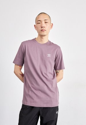 adidas Originals TREFOIL ESSENTIALS - T-shirt imprimé - shadow fig