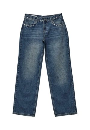 STUDDED  - Džínsy baggy - stone blue denim