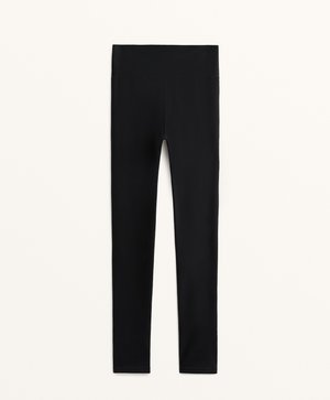 OYSHO SUPER EXTRAWARM SUPER HIGH RISE SEAMLESS ANKLE LENGTH - Leggings - Byxor - black