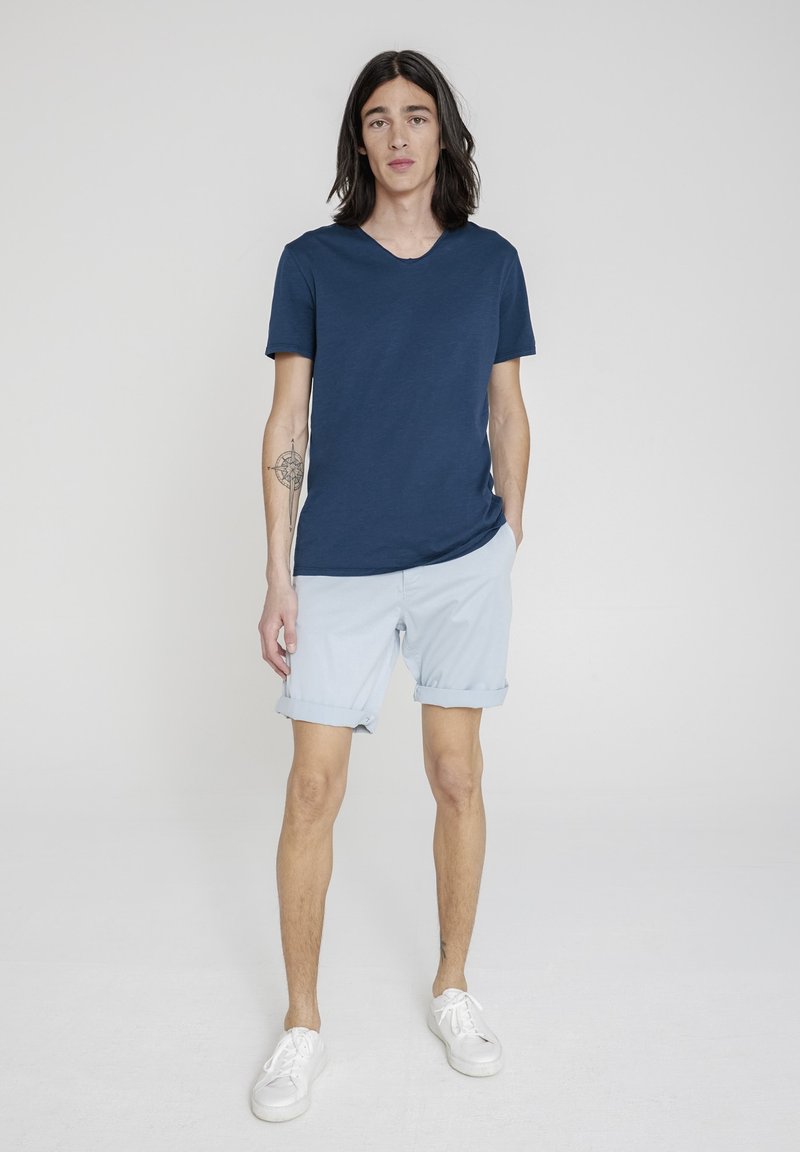Herren Chino Shorts | IKKS MÉLANGÉ Shorts azur/hellblau - ID75985 Herren Chino Shorts | IKKS MÉLANGÉ Shorts azur/hellblau - ID75985