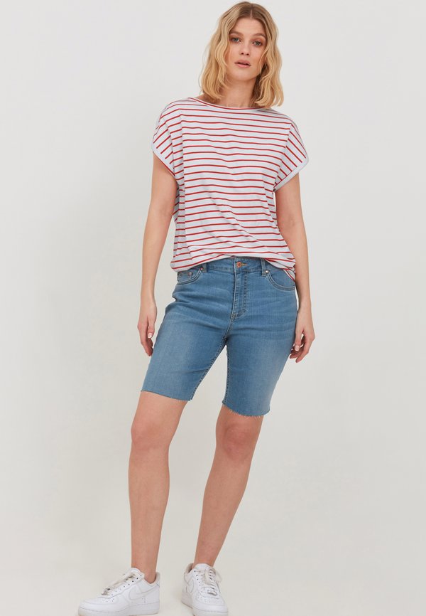 BYPandina - Basic T-shirt - grenadine mix3