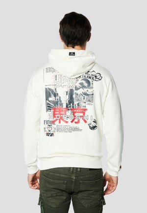 Jersey con capucha - crudo off-white