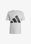 M BL SJ T - Camiseta estampada - medium grey heather black