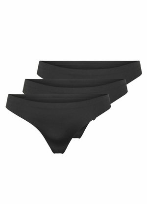ONLY STRING 3 PACK ONLTR - Tanga - schwarz