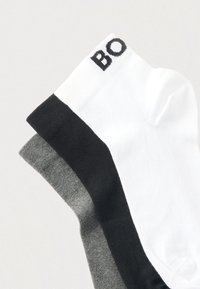 BOSS LOGO 3 PACK - Treeningsokid - weiß/beigem/schwarz