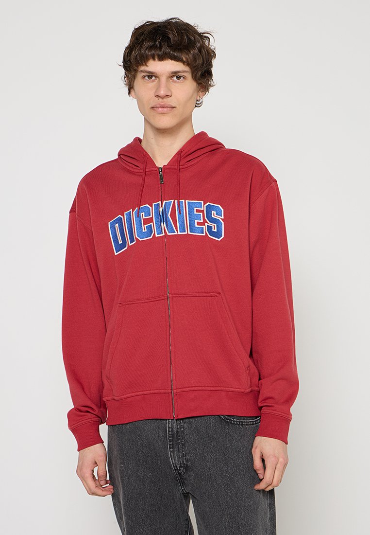 Dickies Sweater met rits donkerrood Dickies Sweater met rits donkerrood