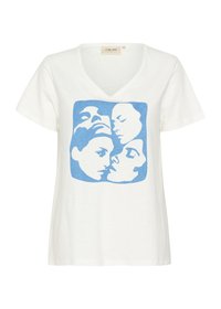 LAVIKA - T-shirt con stampa - silver lake blue faces