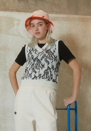 FLAME VEST - Neule - off-white