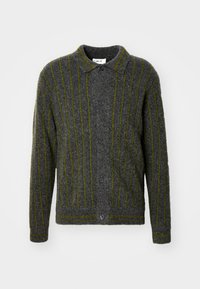 DARREN CARDIGAN - Kofta - dark grey