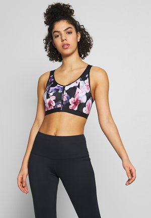 THE PRO FLOWER - Reggiseno sportivo - black