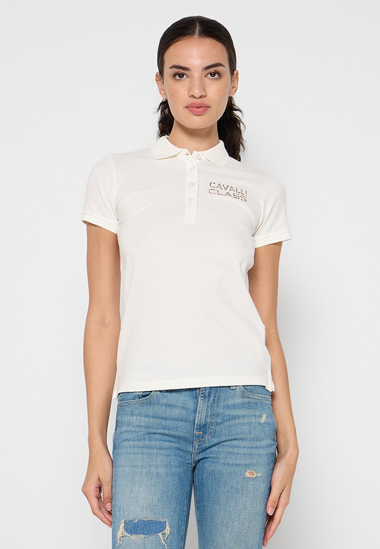 Cavalli Class Poloshirt crème Cavalli Class Poloshirt crème