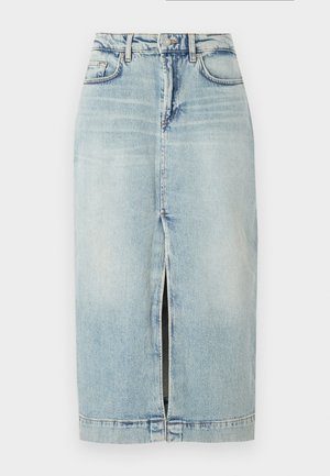 7 for all mankind, AMBER SKIRT SAHARA - Jupe en jean - light blue