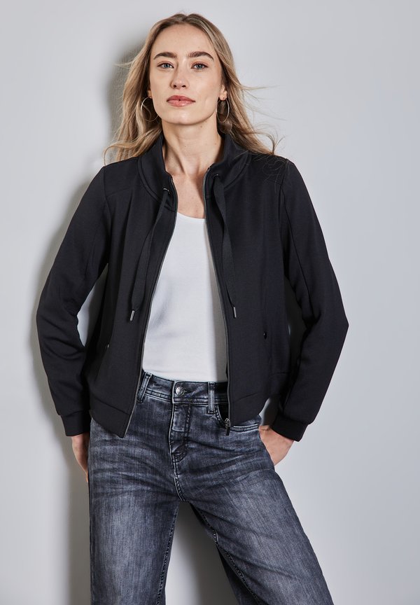 Sweatjacke - schwarz