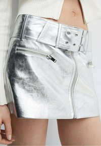 Mango Minigonna - silver-coloured