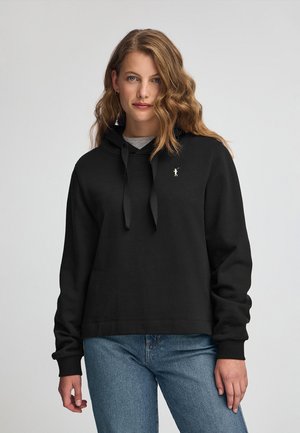 REGULAR FIT - Jersey con capucha - black