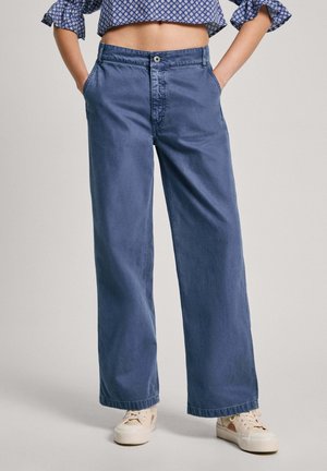 ANYA - Jeans a sigaretta - sea blue
