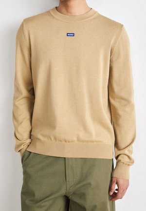 Striktrøje - beige