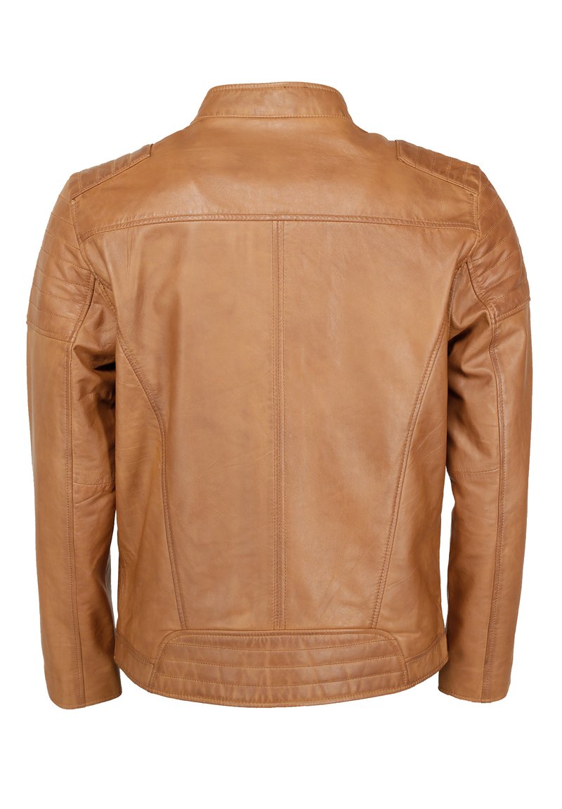 Herren Leichte Jacken | Maze ROCHA Lederjacke cognac - HO29393 Herren Leichte Jacken | Maze ROCHA Lederjacke cognac - HO29393