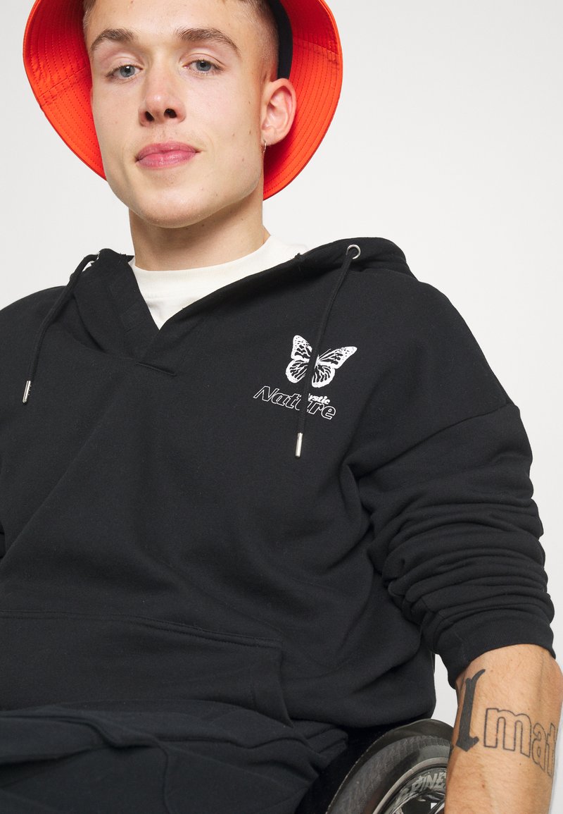 YOURTURN UNISEX - Sweat à capuche - black/noir