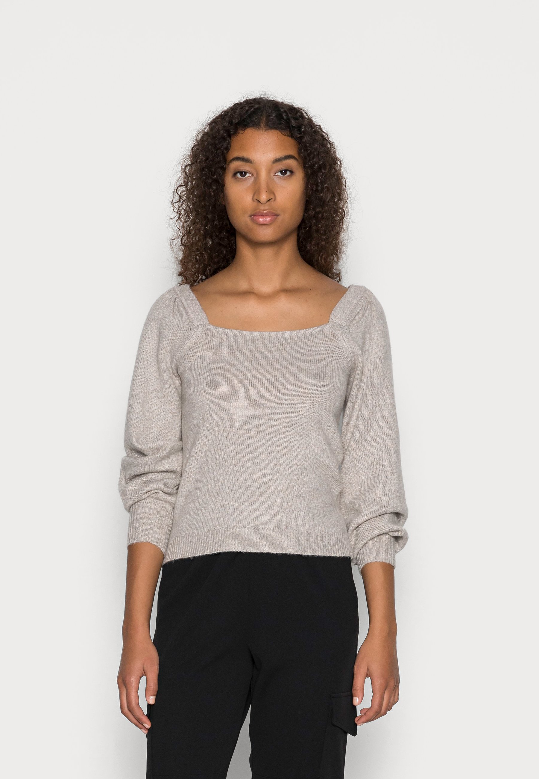 JDY JDYRUE JESSIE SQUARE NECK - Jumper 