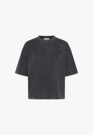My Essential Wardrobe, MWESA BOXY SHORT TEE - T-shirt basique - black wash