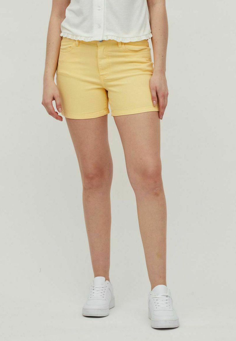 Damen Kleider | Vila Jeans Shorts golden haze/hellgelb - OP22699 Damen Kleider | Vila Jeans Shorts golden haze/hellgelb - OP22699